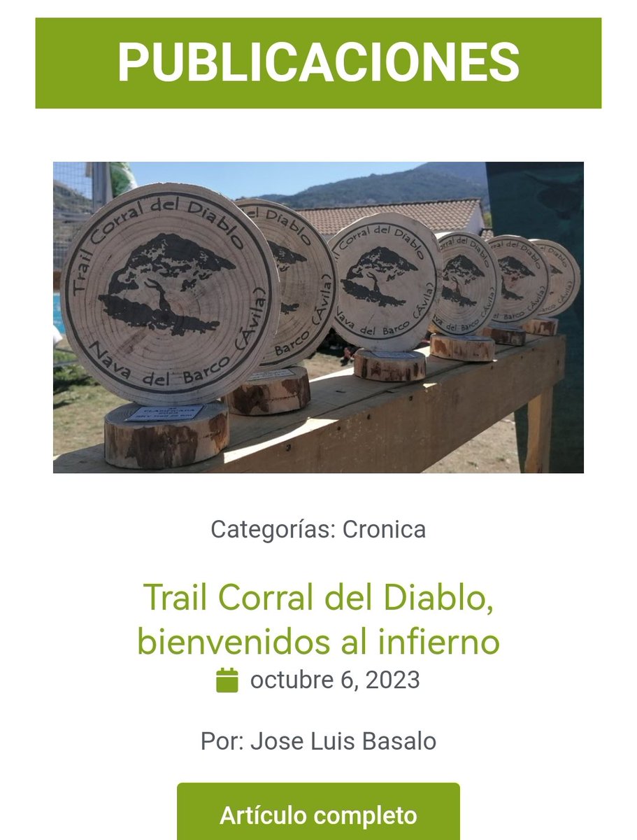 Desde la <a href="/aetrail/">AETrail</a> seguimos disfrutando e incluyendo - Nuevas Carreras Recomendadas - en nuestra web

aetrail.com/trail-corral-d…