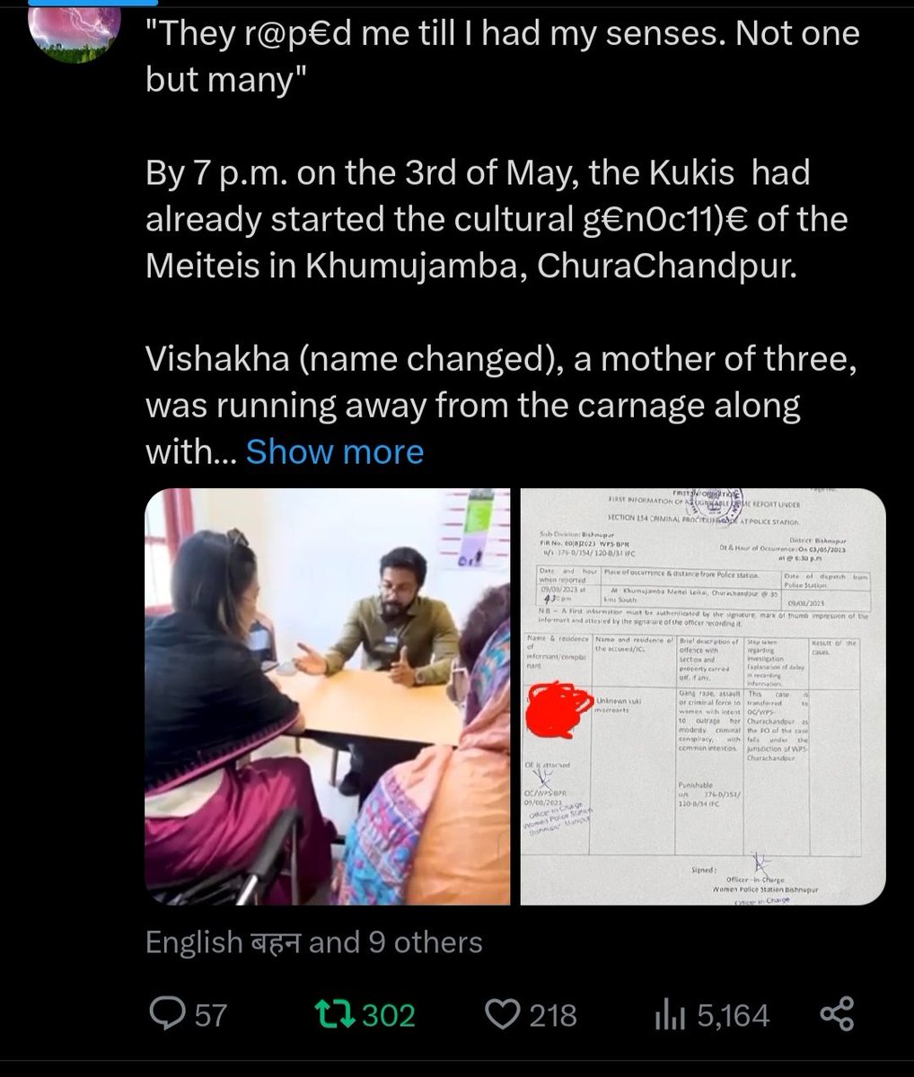 @bommi_marie The first victim #meitei  #SaveMeiteiFromKuki  #KukiChinZoSeparatist #KukiWarCrimes