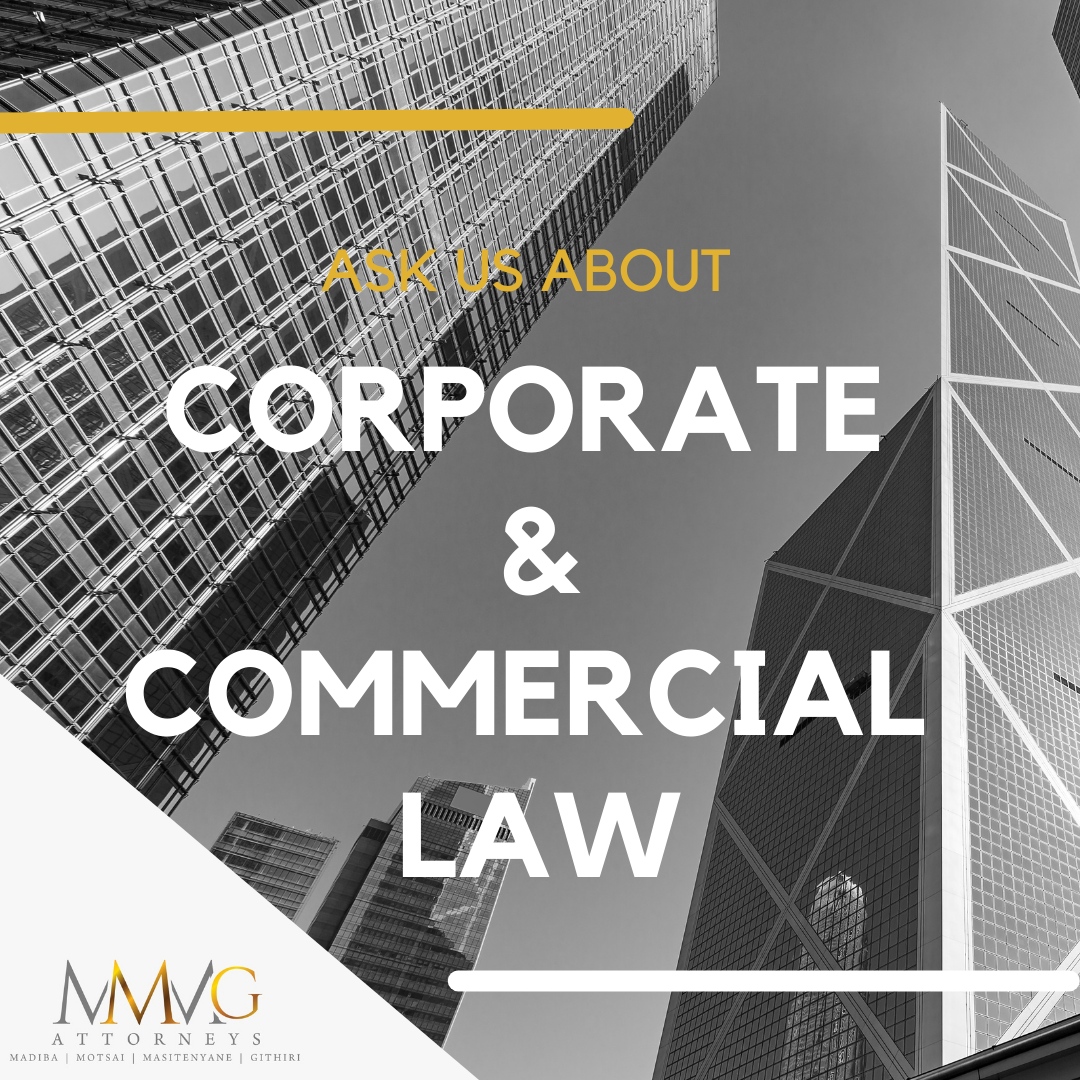 MMMG_Attorneys's tweet photo. We offer a full range of corporate and commercial services. These include the incorporation of companies, partnerships and trusts, drafting the necessary documentation and attending to registration.

Email us on info@mmmgattorneys.co.za 

 #MMMGAttorneys #LawFirm #LegalServices https://t.co/BtasbiYajv