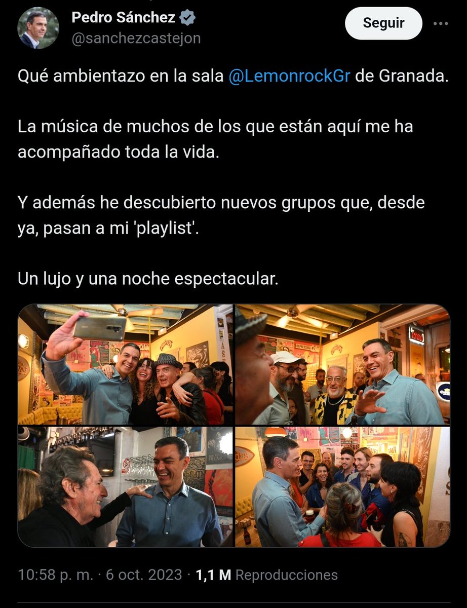Dcastro1972's tweet photo. Creo que, independiente de cómo nos caiga Sánchez, hay que admitir que algo está haciendo bien su departamento de comunicación. 

En lo oficial pero también en lo personal, no deja de generar imágenes memorables poco habituales hasta ahora en nuestros presidentes e instituciones. https://t.co/YUMJ1F8DPK