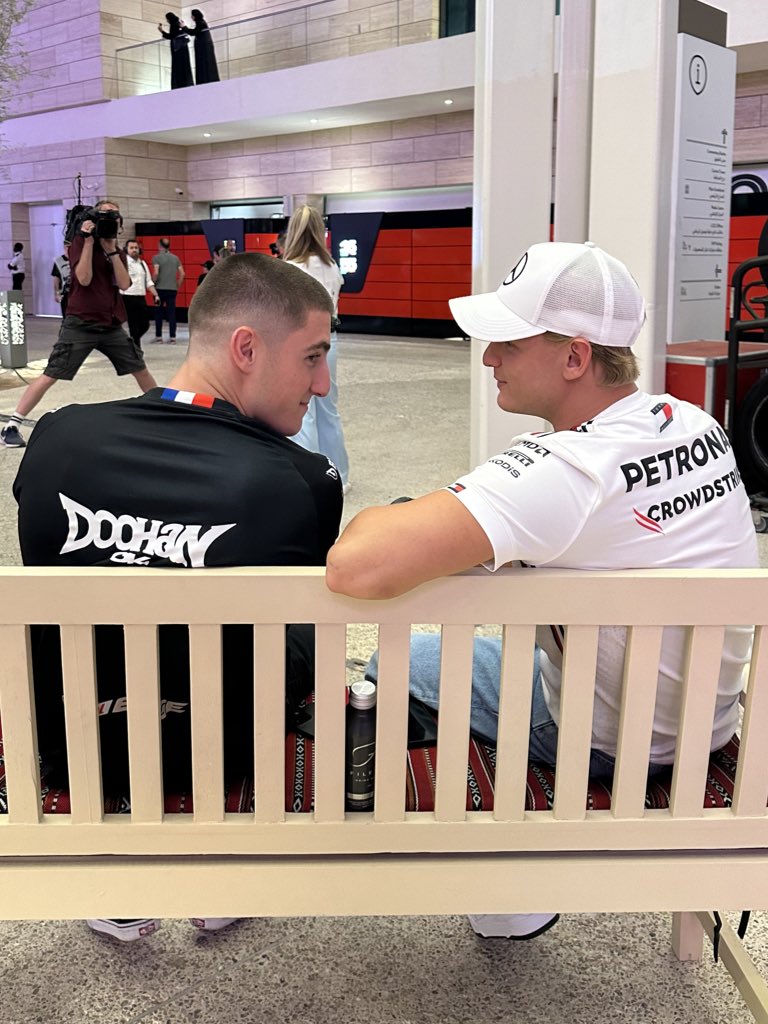 Doohan and Schumacher 🥰 

#Alpine #QatarGP