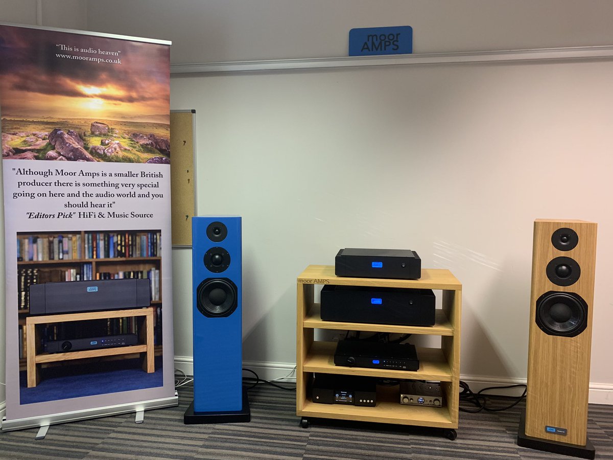 Are you ready to experience “audio heaven” (HiFi & Music Source) in the Moor Amps room at @AudioShowUK ? Come and experience it for yourselves in room 37 “It’s ALL about the music”