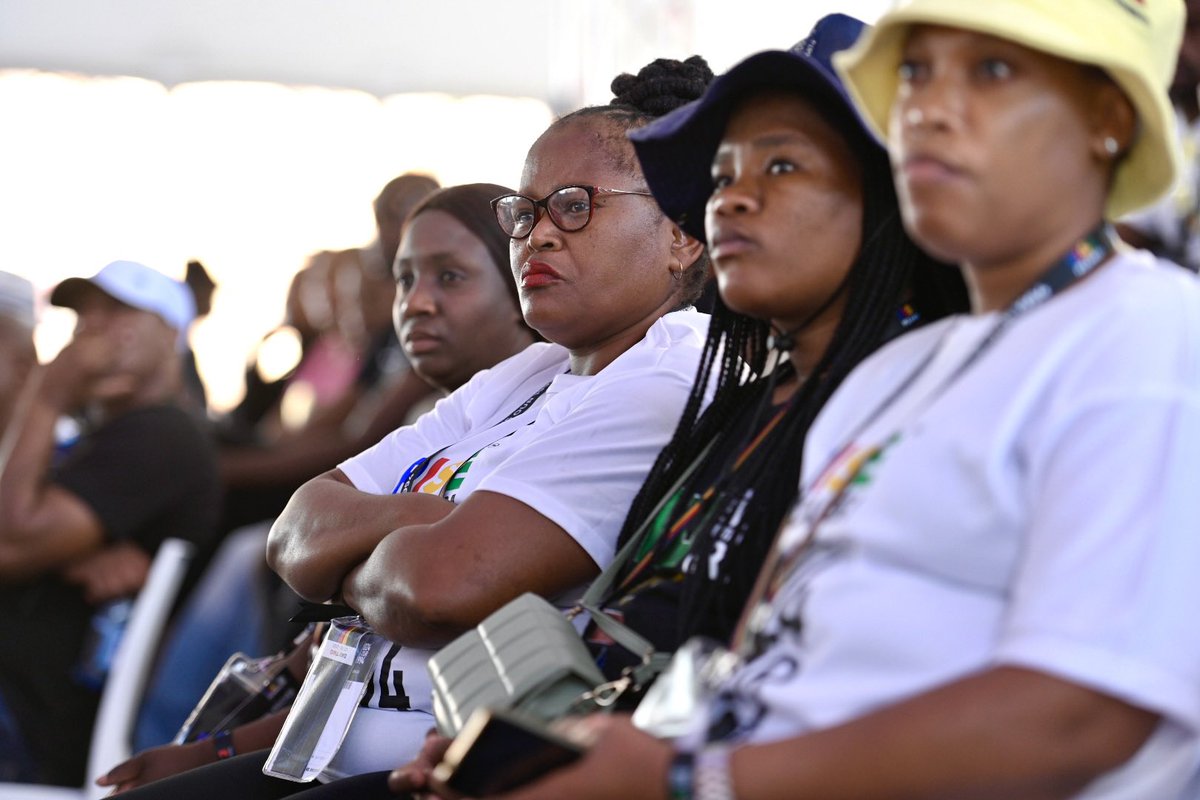 National Chairperson, Vuyiswa Ramokgopa (<a href="/VuyiswaRamokgop/">Vuyiswa Ramokgopa</a>) welcoming delegates to day 2 of the #RISEPeoplesConvention. 

#ForThePeopleByThePeople 
#2024IsOur1994
