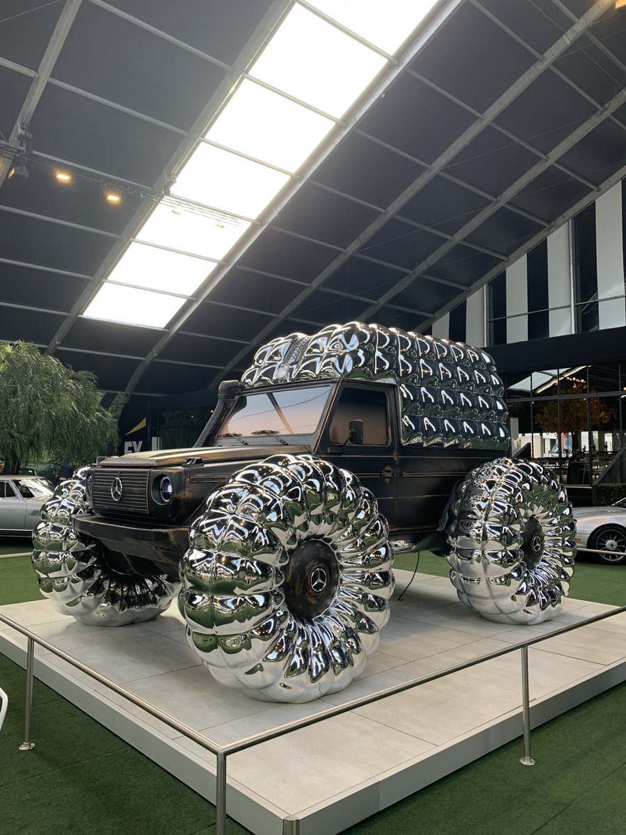 PROJECT MONDO G het unieke kunstwerk van #MercedesBenz in samenwerking met #Moncler is dit weekend te zien tijdens #zoutegrandprix #knokke