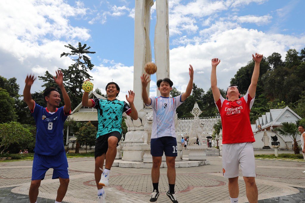 AmazingPuer's tweet photo. Coinciding with the 19th #AsianGames in #Hangzhou city, east China's Zhejiang province, as well as the Chinese Mid-Autumn Festival and National Day holiday, the #sepatakraw event aims to improve sportsmanship, cultural exchange and multilateral friendship in the LMC region. https://t.co/txWkFsnYLc