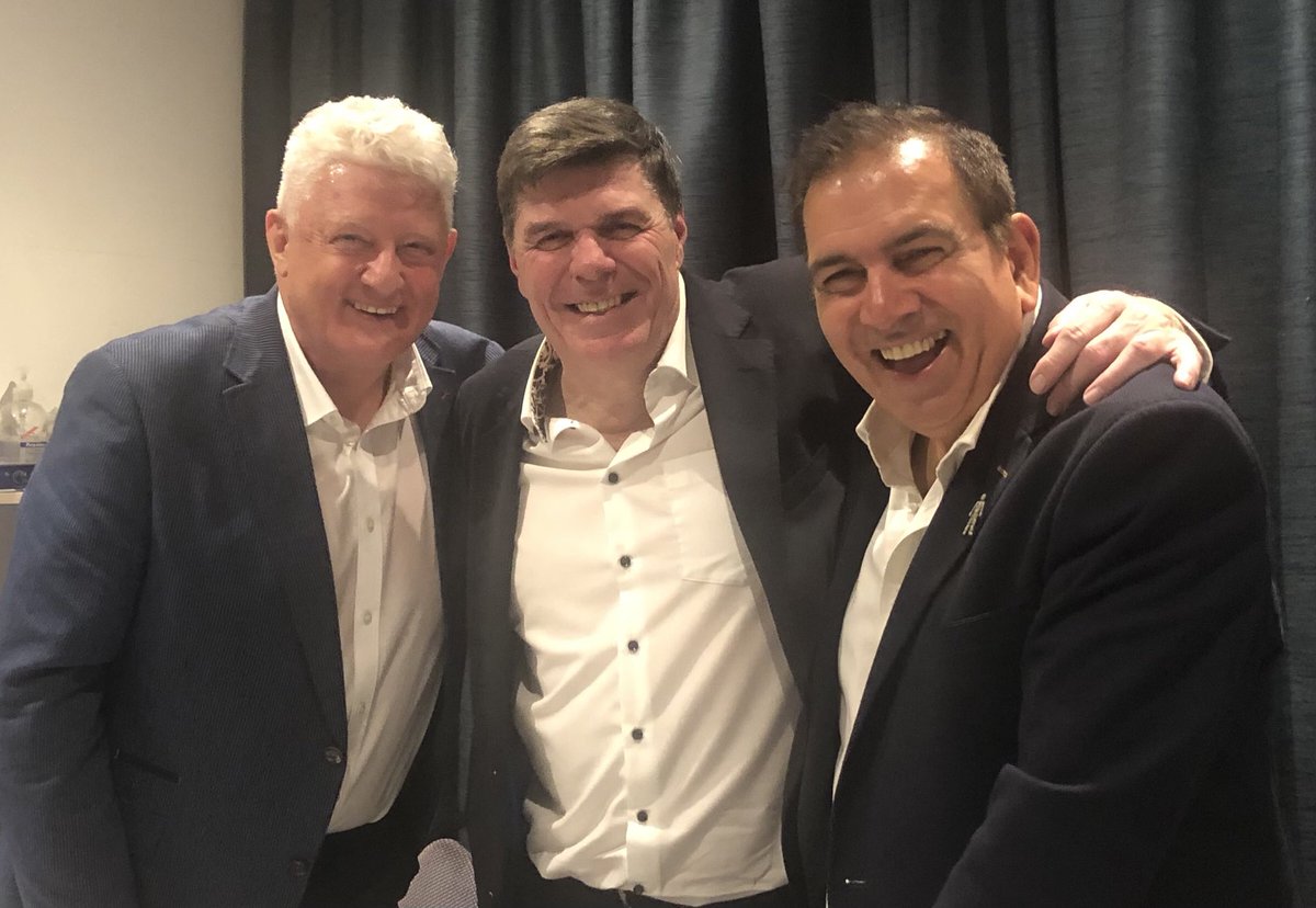 AndyAshworthMC's tweet photo. Started in 1988 hosting my first #SportingDinner -never thought 35 years later the event would still be going strong as last night once again we raised funds for @enfieldcc with entertainment from 3 golden boot winning @mickquinn1089 followed by hilarious comedy from #seanstyles https://t.co/5Q044C78f4