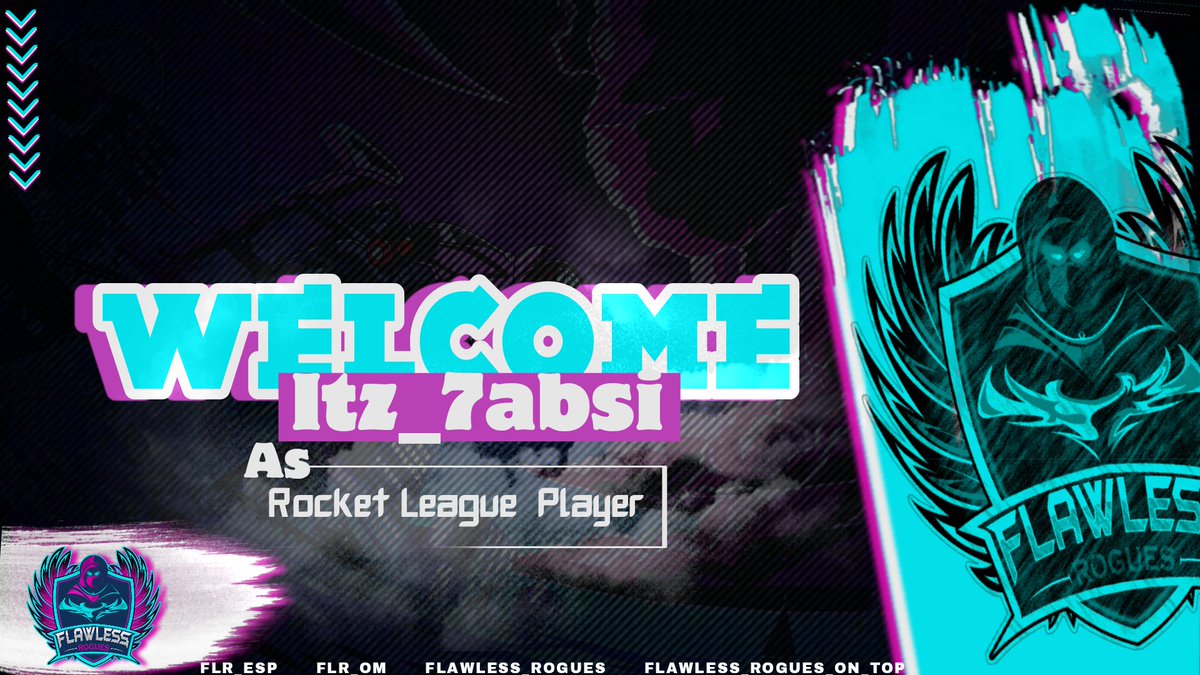 FlawlessRogues's tweet photo. نرحب بإنضمام العضو الجديد  لاعب لعبة روكيت ليج متمنين له كل التوفيق والنجاح.

We welcome the new member to join as rocket League player We wish him all the best and success.
#flr_esp #flr_om #flawless_rogues 
#flawless_rogues_on_top https://t.co/FJUtOFaonQ