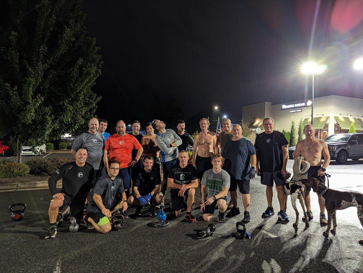 14x #AO_TheIntimidator (KB), 7x #AO_FightClub (Self defense), 4x #AO_Skidpad (Run) - Random PHOs and Dogs.  What are you waiting on?  Sad Clown get turned into High Impact Men (HIMs) in these Gloom Sessions.  @F3RaceCity is always grinding. @F3Nation our KBs are showing again.