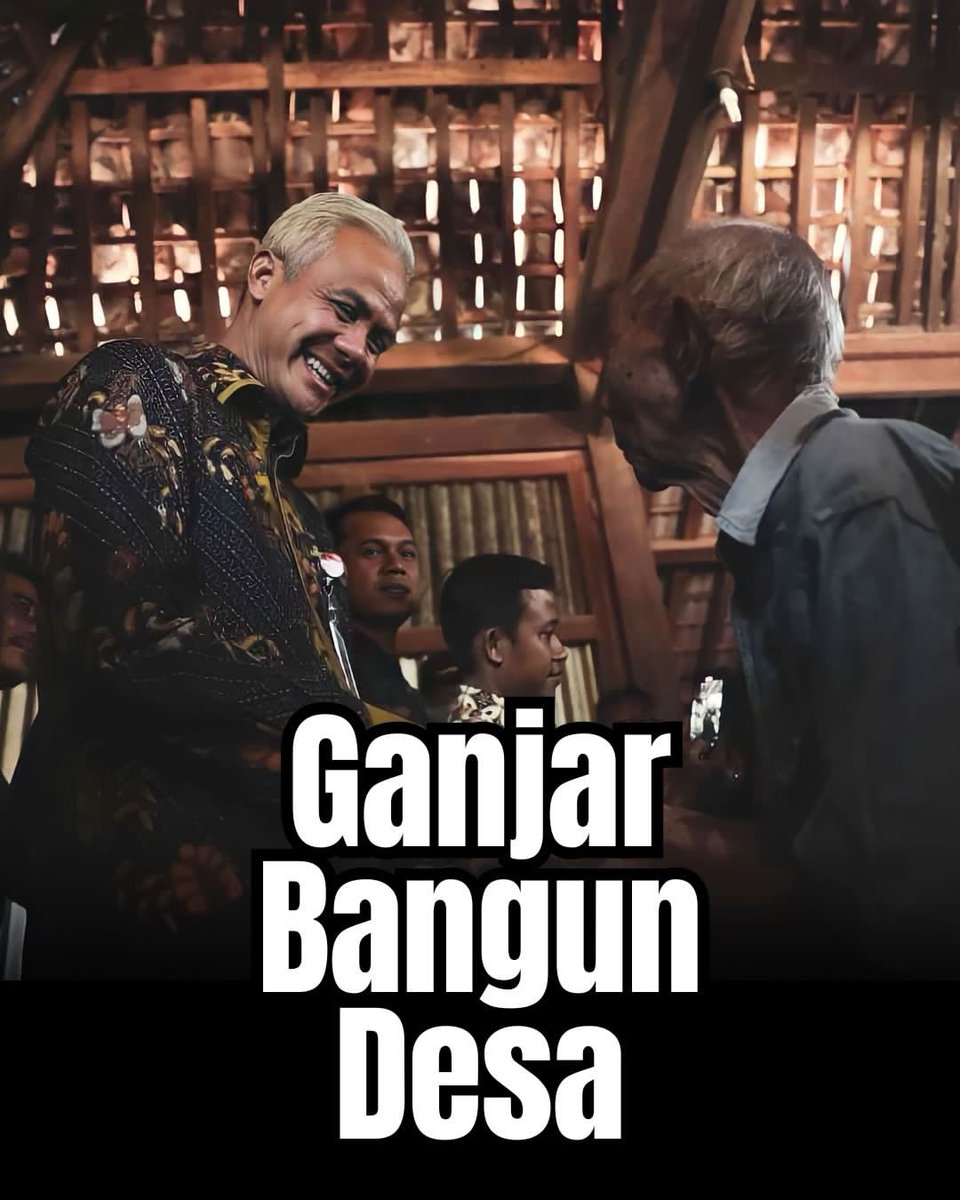 Perhatian khusus yang diberikan Ganjar Pranowo pada pembangunan kawasan pedesaan di Jateng. Matursuwun pak Ganjar #GanjarBangunDesa