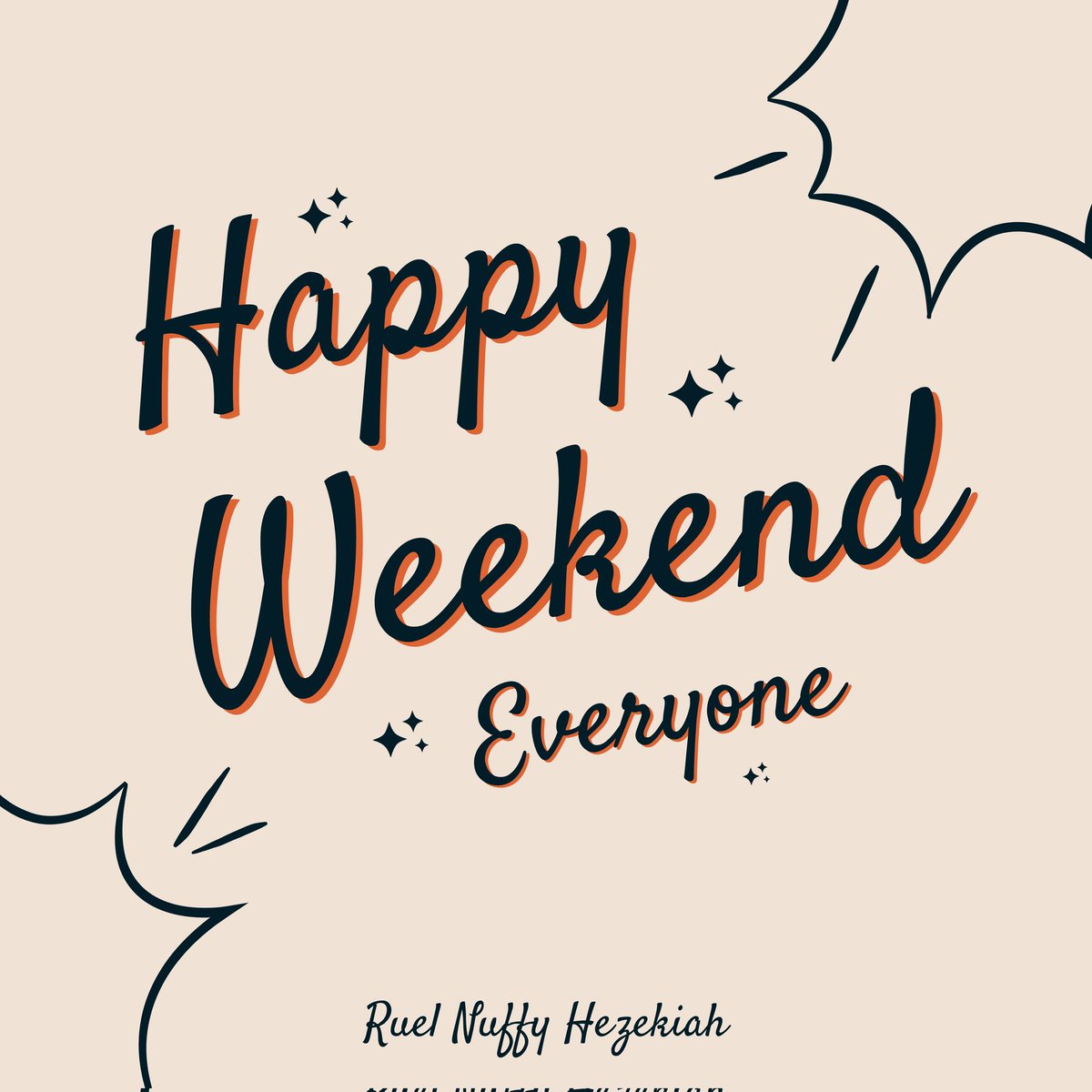ruel_nuffy's tweet image. Embrace the weekend bliss and let happiness fill every moment! 🌞✨ #HappyWeekendVibes