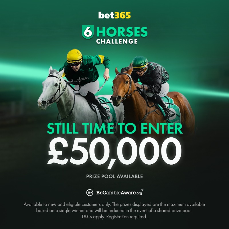 🏇 bet365 6 Horses Challenge