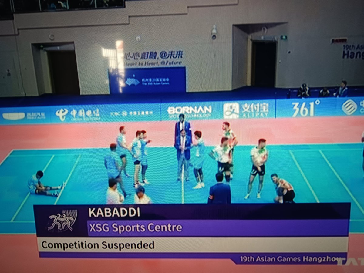 shripad73's tweet photo. #Kabaddi
#AsianGames2023 
#AsianGames2022 
The officials r not knowing rules?
Very poor umpiring at #AsianGames23  during #Kabaddi matches https://t.co/BvWlAorwvy