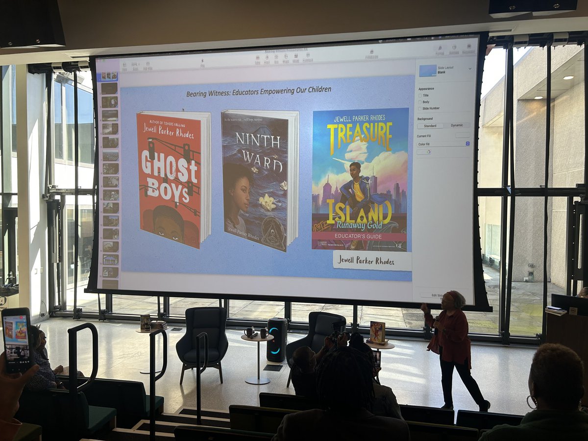 What a wonderful way to start Saturday- listening to Jewel Parker Rhodes (<a href="/jewell_p_rhodes/">Dr. Jewell Parker Rhodes</a>) reading from Ninth Ward. Her historical fiction is a gift . Thank you Page Turners <a href="/PTMGL/">Page Turners Make Great Learners 📚</a> and <a href="/fulcolibrary/">Fulton County Library System</a>