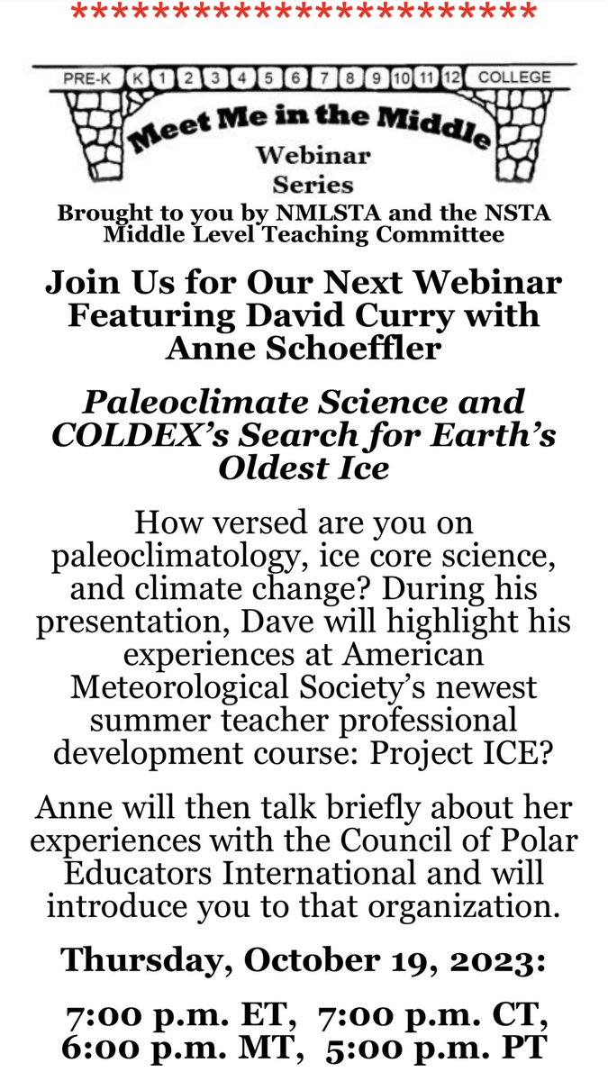 National Middle Level Science Teachers Association tweet media