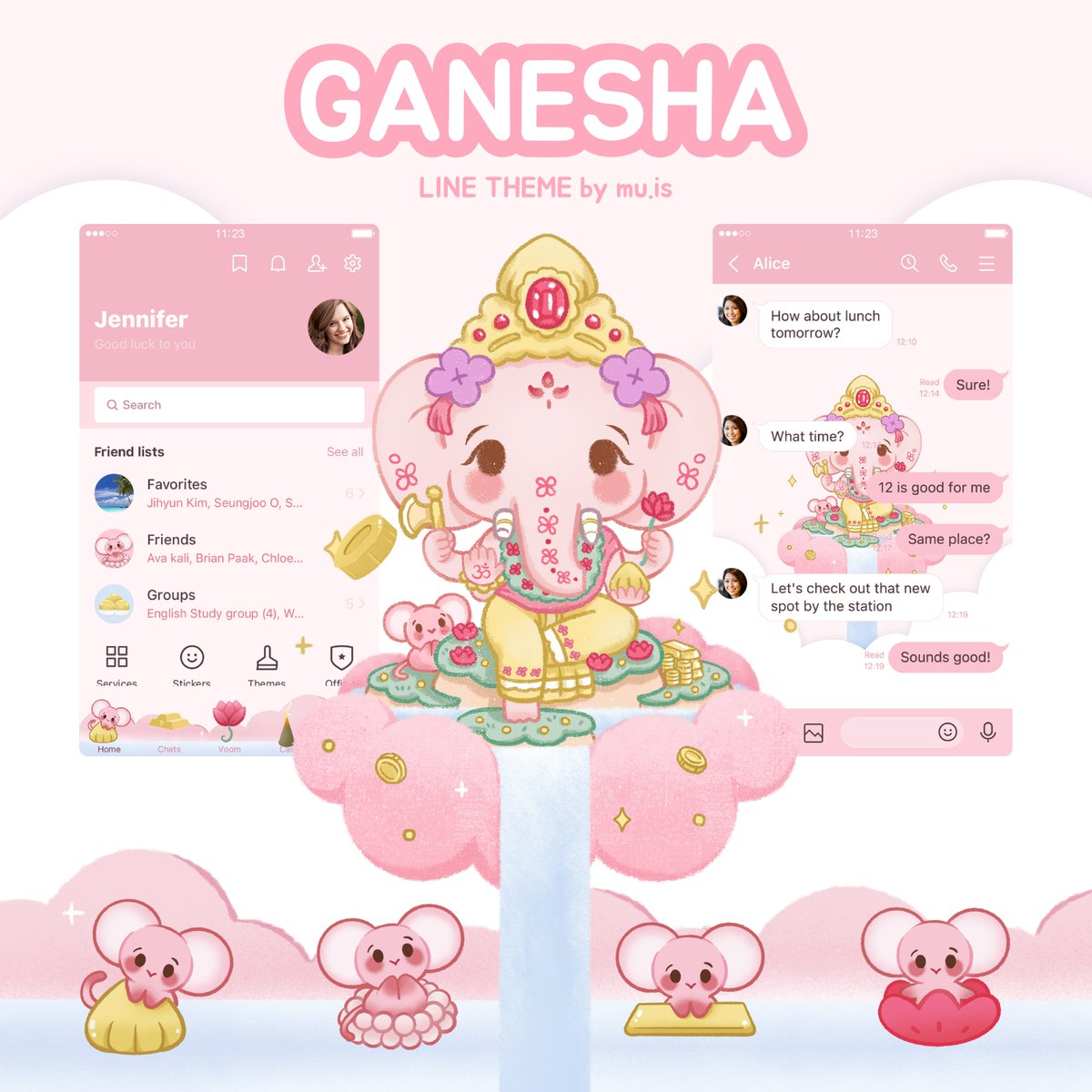 101010Swd's tweet image. [Pls RT] สุ่มจากรี 1 ไอดี
☀️🐭🍡🌷

✧ โอม ศรี คเณศายะ นะมะฮา ✧
#ธีมไลน์ พระพิฆเนศ องค์สีชมพูสดใส
✧༚ CUTE PINK GANESHA  ༚✧

☁️ องค์พ่อมีธีมไลน์แล้วน้าา ~
ขอให้ทุกคนได้รับพรกันถ้วนหน้านะคะ 💰💗

LINE STORE ➡ line.me/S/shop/theme/d…

#LINEtheme #วอลเปเปอร์ #พระพิฆเนศ