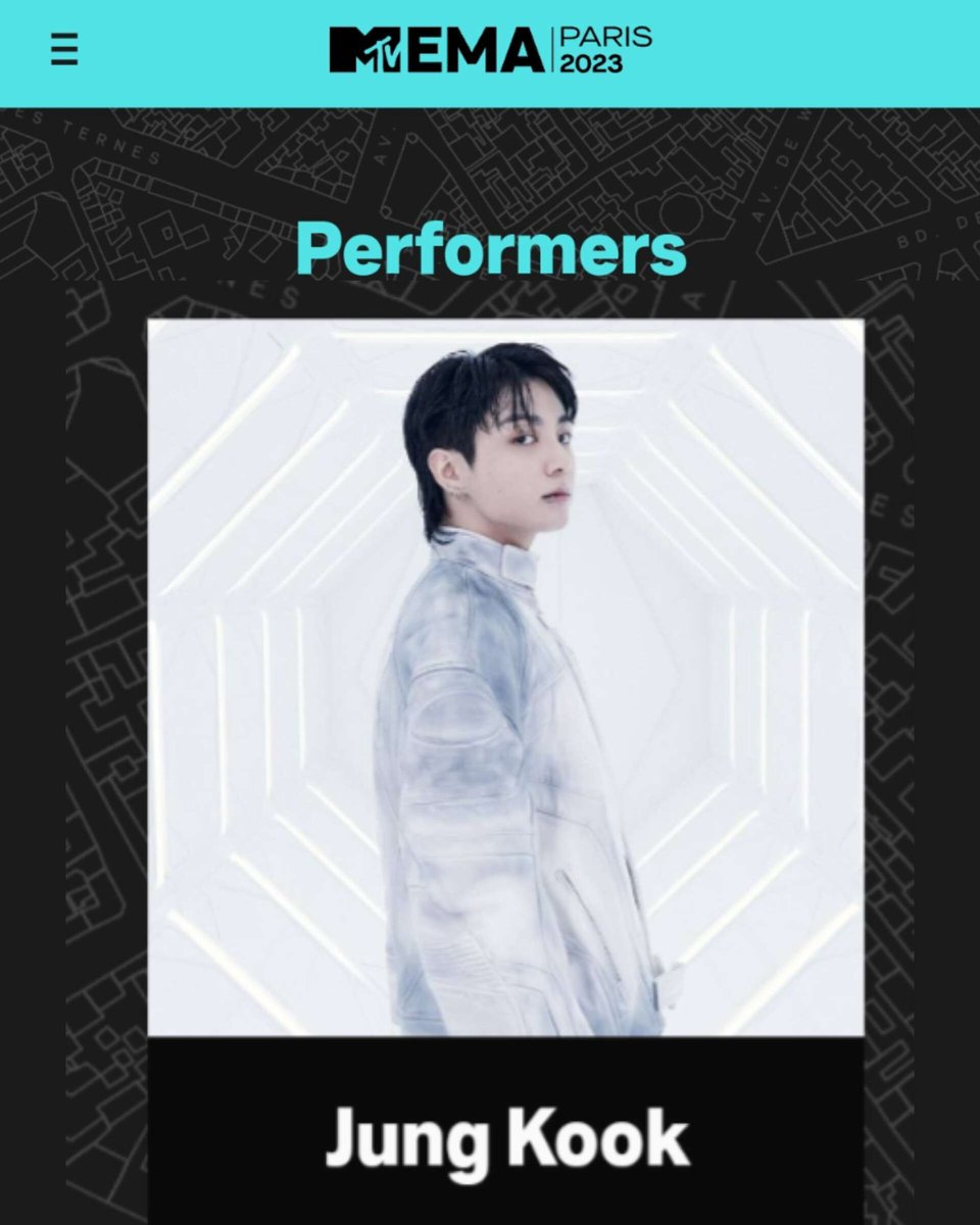 USBTSARMY's tweet photo. Jungkook will be performing at this year's MTV EMA's in Paris!! 

Don't forget to vote!! 
https://t.co/3kDrWkfyf3 
#Jungkook #JungkookxMTVEMAs https://t.co/1kFEBddTFK