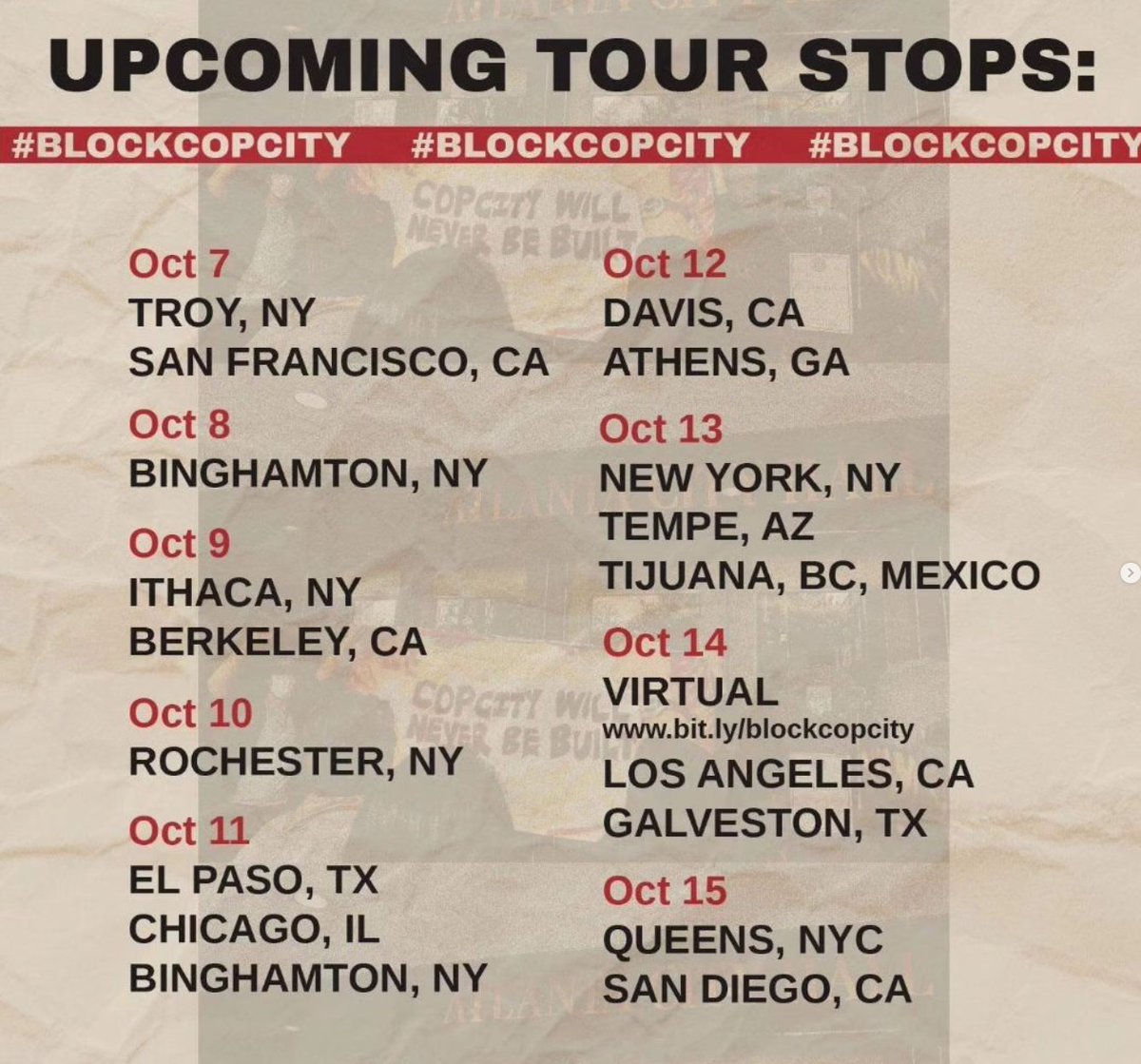 #BlockCopCity National Tour

Go to blockcopcity.org/tour for details