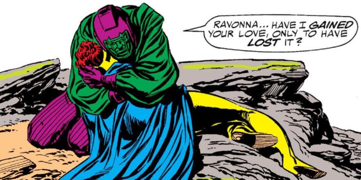 Love is a dagger.💘

For Kang & Ravonna, it's been cursed with obsession, betrayal, and tragedy across 58 years of comics lore.
 
Despite Kang's seemingly omnipotent and omniscient powers, Ravonna Renslayer will be pivotal in his ultimate defeat. #AvengersTheKangDynasty  #Loki