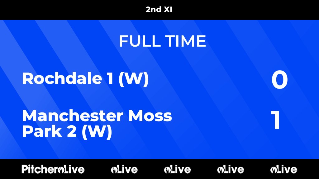 FULL TIME: Rochdale 1 (W) 0 - 1 Manchester Moss Park 2 (W)
#ROCMAN #Pitchero
mossparkhockeyclub.co.uk/teams/136875/m…