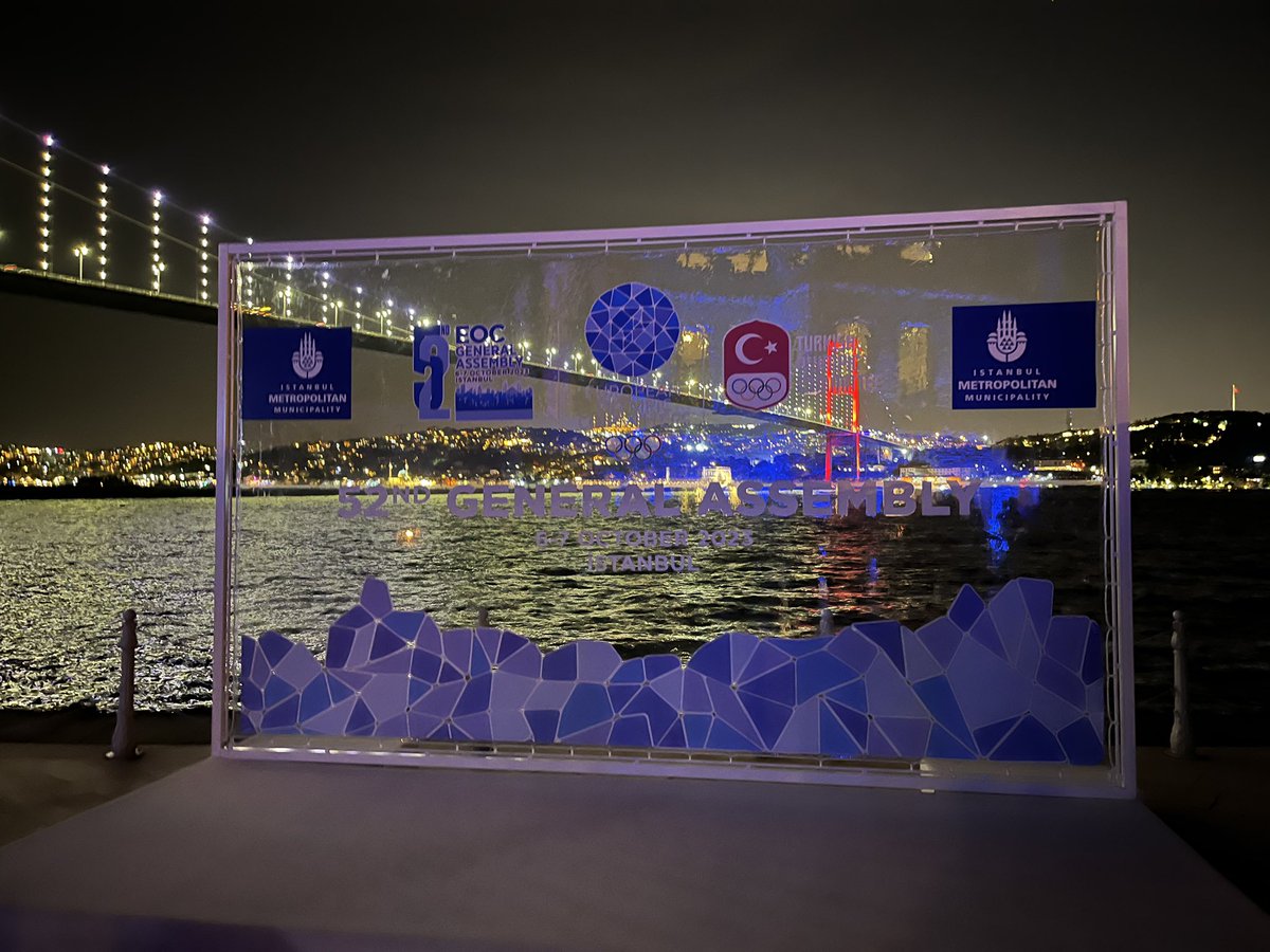 The breathtaking Istanbul hosted the 52nd General Assembly of the European Olympic Committees.
#EOC #inspiringsportineurope