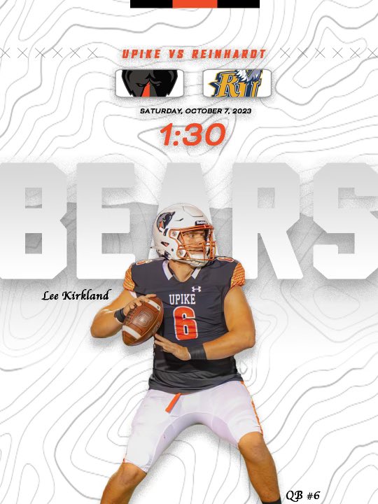 Game day let's goooo! 🐻🏈
🆚 Reinhardt
⏰ 1:30 PM EST
📍 Waleska, GA
📈 upikebears.com/sidearmstats/f…
📺 youtube.com/watch?v=H2Qrhl…