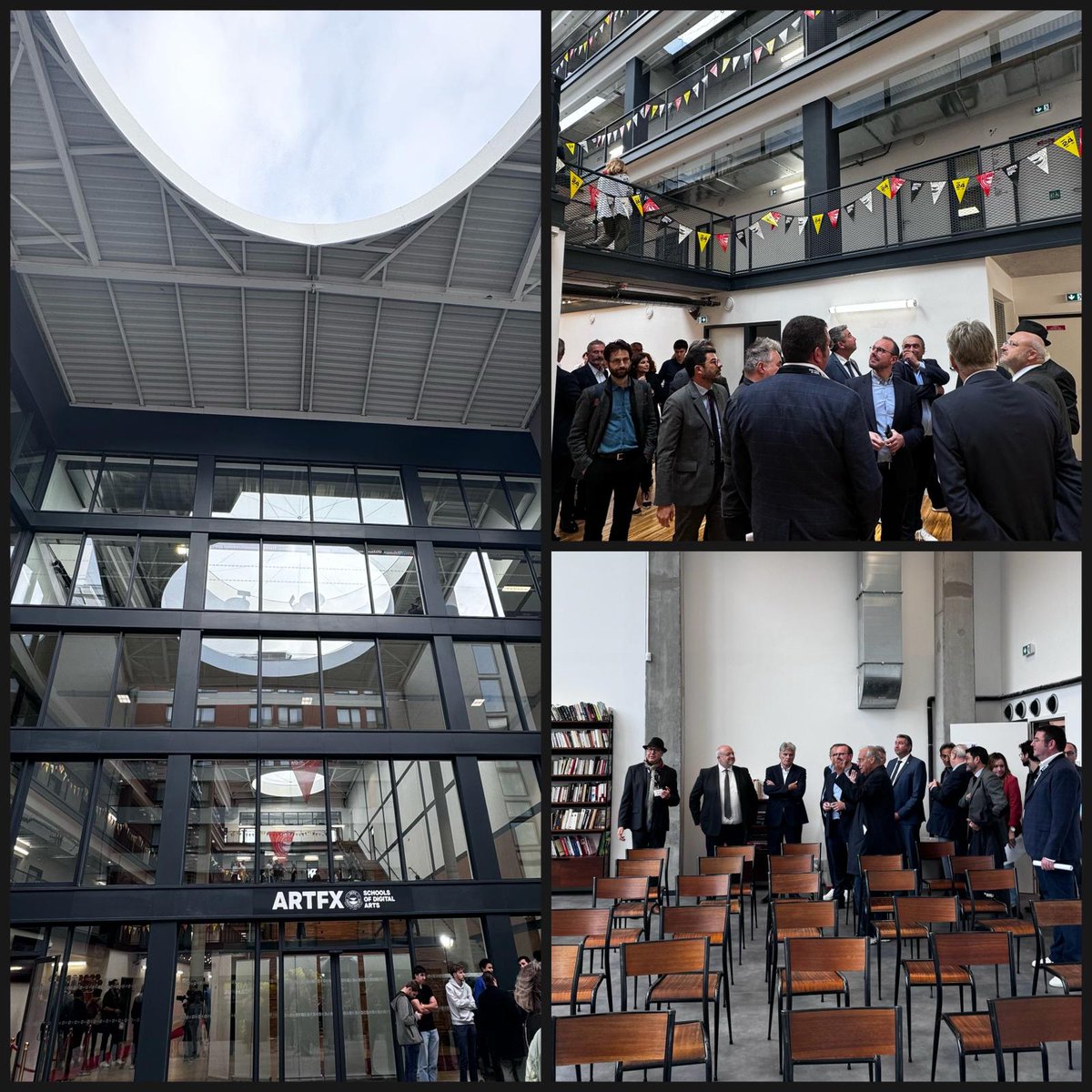 HilaireMulton's tweet photo. Inauguration ce jeudi  d' @artfxschool dédiée aux métiers d'avenir du cinéma, de la 3D, des effets spéciaux. Un pole d'innovation ausein de @plaineimages soutenu par  l'Etat avec France 2030 @MinistereCC @prefet59 @roubaix @hautsdefrance @RimaAbdulMalak @MetropoleLille https://t.co/TM3JnVWkf0