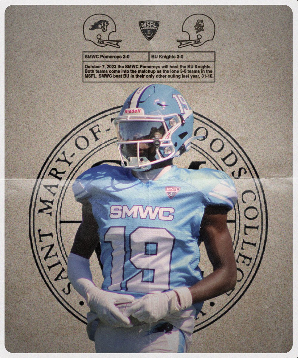 Saint Mary-of-the-Woods College Football tweet media