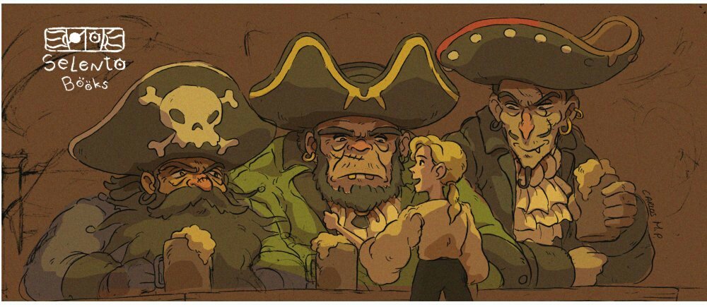 carlosfanarts's tweet photo. Monkey Island fanart! Rt please! https://t.co/3xejOE9l5x