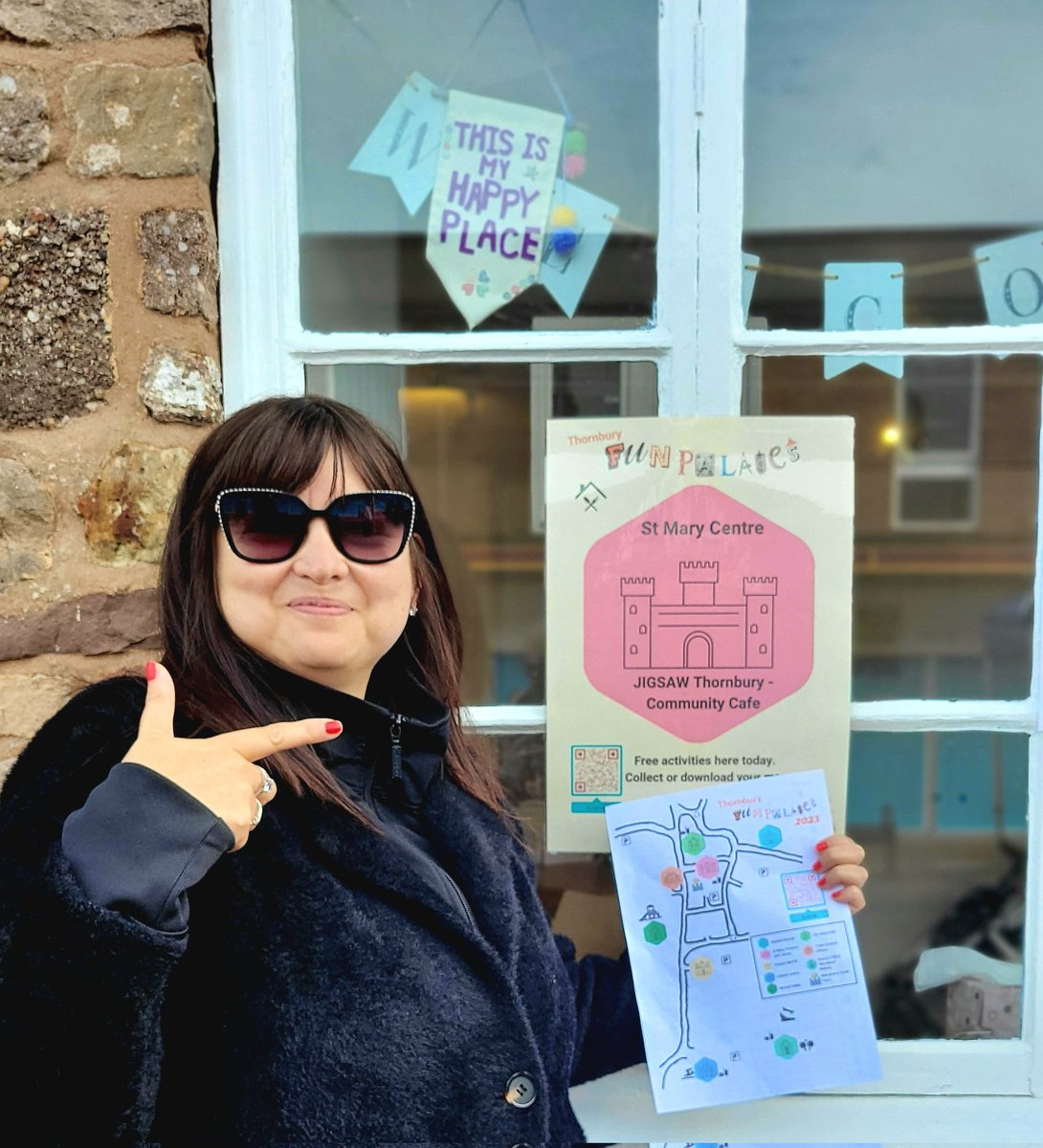 Done a full circle around all the Thornbury Fun Palaces venues/stops (bar a few I missed timing/age wise) Now off for a coffee and then to catch the final music one in the church! #funpalaces 
Well done <a href="/JigsawThornbury/">Jigsaw Thornbury</a> and your community