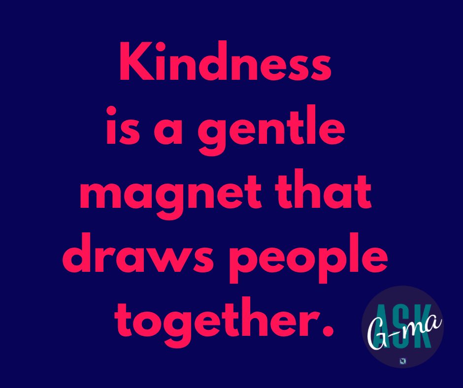 "💫 Kindness is a gentle magnet that draws people together. Let's spread love, positivity, and compassion this holiday weekend! 💖 
#KindnessMatters #SpreadLove #Positivity" #Thanksgiving