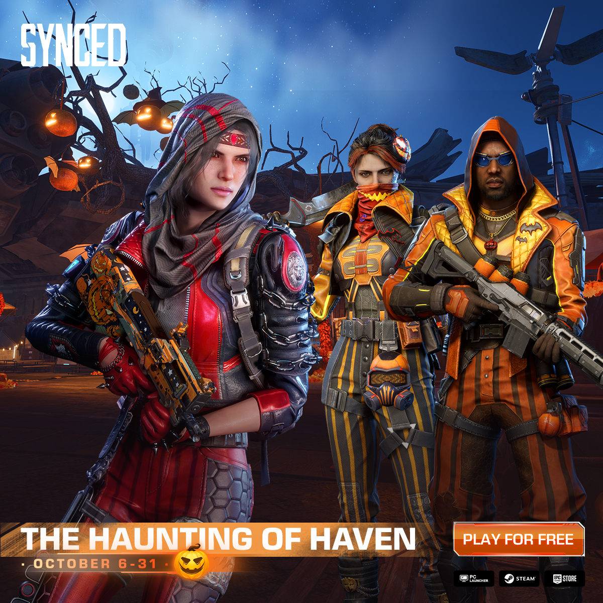 Take on the Meridian in spooky style.

Have you experienced The Haunting of Haven yet?