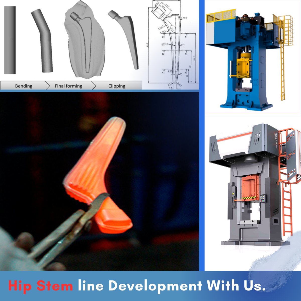 AmitForging's tweet image. Hip Stem | Hip Stem Line Development | Medical Equipment | Surgical Item
#Hipstem #Hipstemline #Titaniumforging #Titanium #Medicalitem #Surgical #Forgingconsultant #Forging #Advikaforgetech