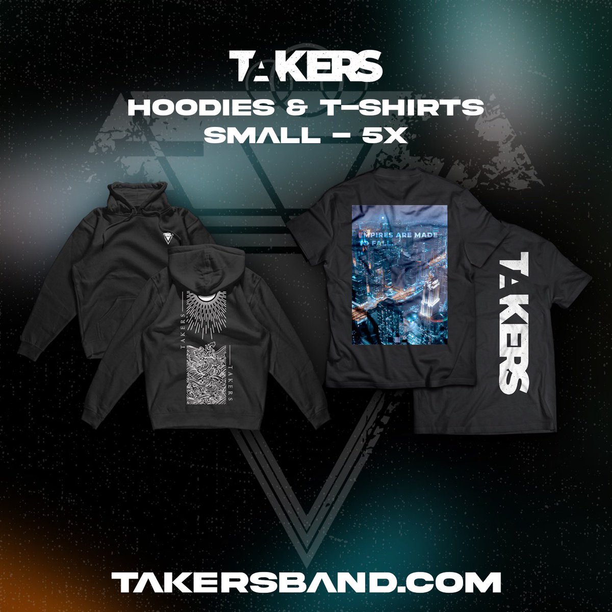 takersindy's tweet photo. seasons greetings! our merch store is live NOW

https://t.co/QYUw3Nporj https://t.co/TtgETbBD4v