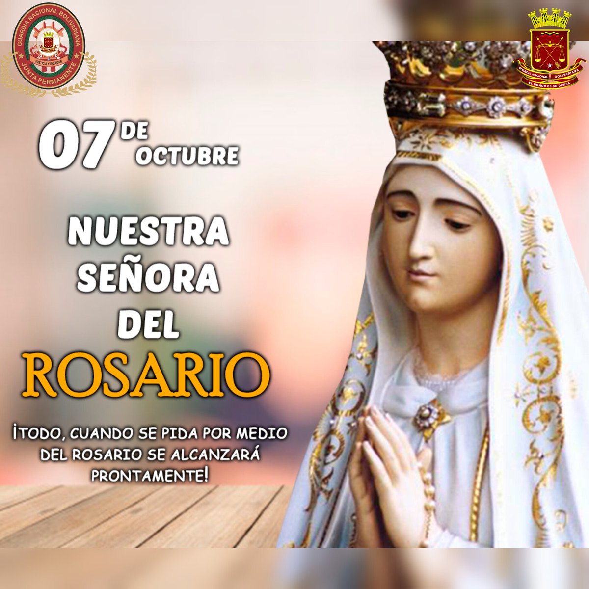 El 7 de octubre se celebra a la Virgen del Rosario, advocación que nos recuerda la importancia de dirigirnos afectuosamente a nuestra Madre a través del rezo del Santo Rosario.