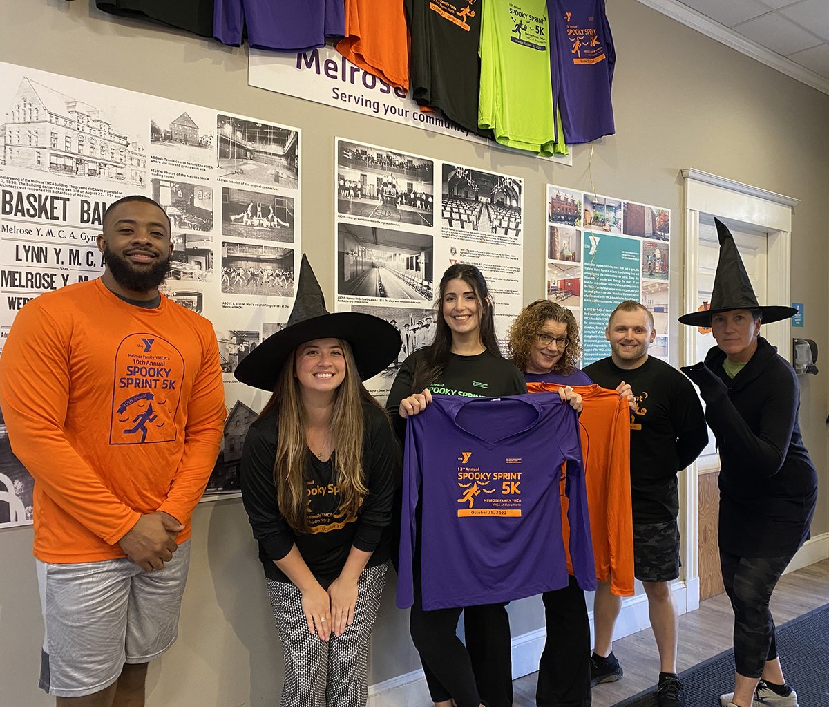 MetroNorthYMCA's tweet photo. MELROSE! It's time to sign up for the Spooky Sprint 5k! The Melrose YMCA is hosting its 14th Annual Spooky Sprint road race on Oct. 28! DON'T MISS OUT. The deadline to get a T-shirt is OCT. 12! 👻🧙‍♂️😈 Register to run with the Y: https://t.co/MTSpVUsFGP https://t.co/cH0s9ULigj