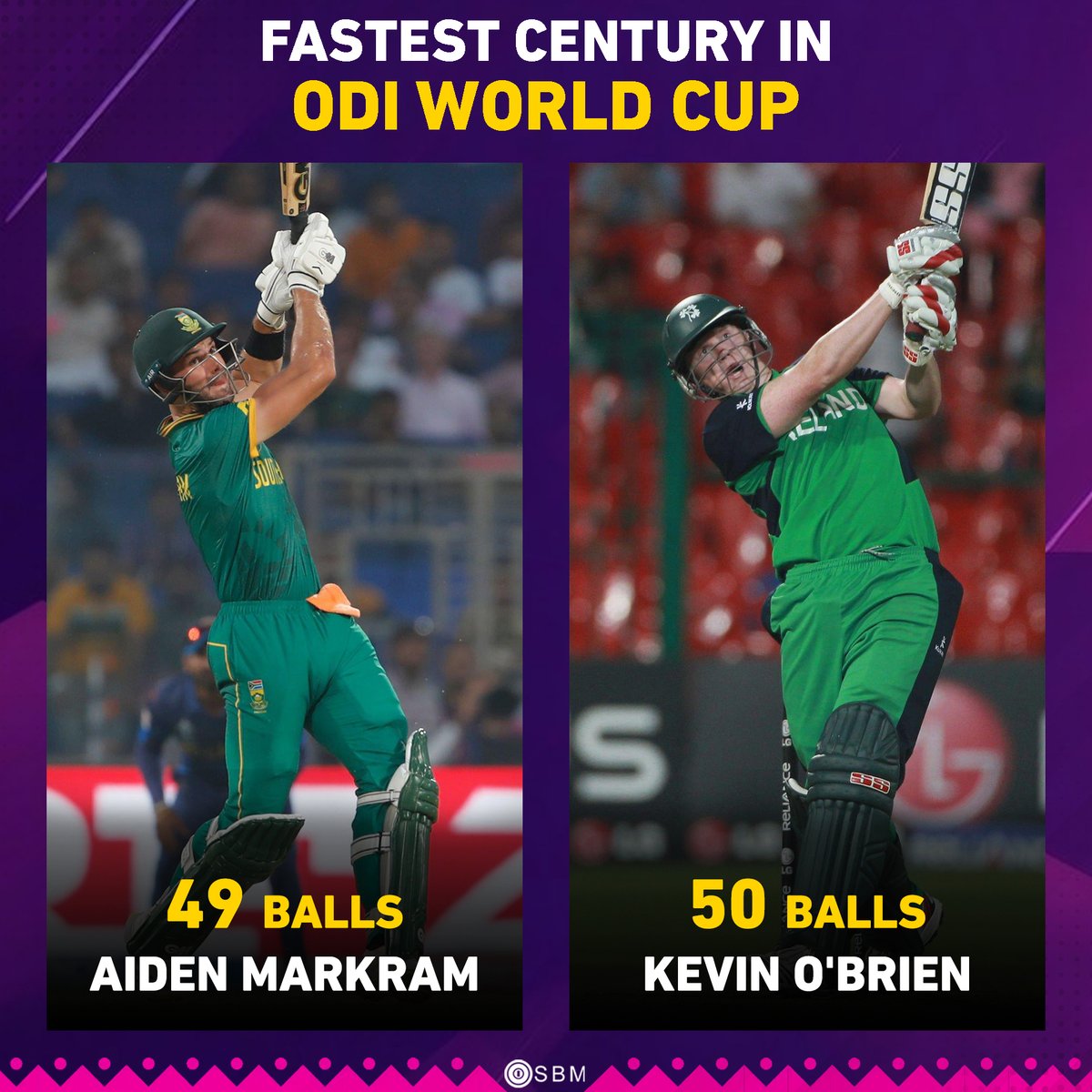 WicketWatcher_'s tweet photo. Aiden Markram surpasses Kevin O'Brien's 12 year old record👏

#AidenMarkram #KevinOBrien #SLvSA #SLvsSA #SAvSL #SAvsSL #ODIWorldCup2023 #CWC2023 #Cricket #SBM https://t.co/iLf8Y8lj4F