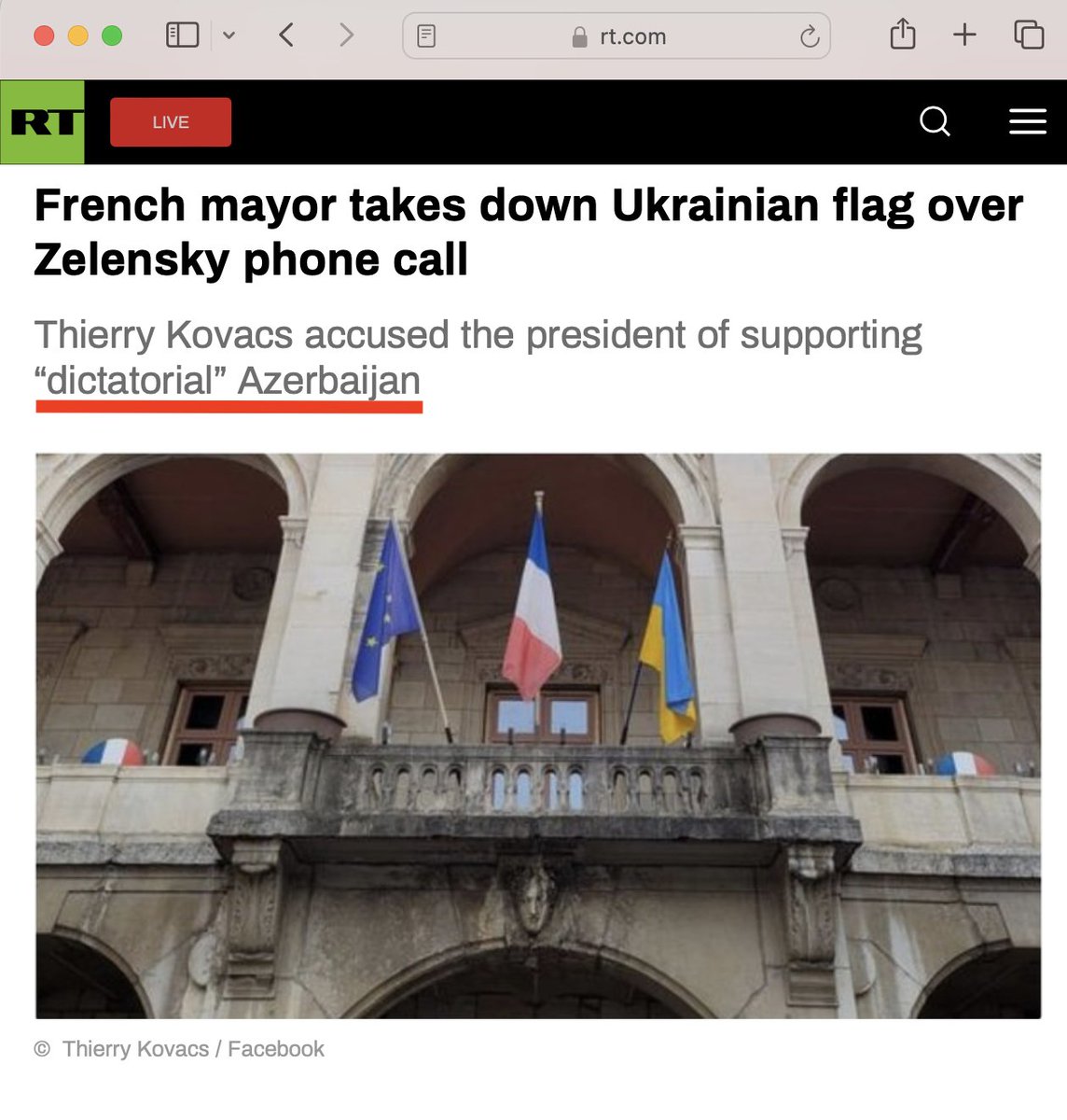 This is a good lesson to learn from Mr <a href="/ZelenskyyUa/">Volodymyr Zelenskyy / Володимир Зеленський</a>

rt.com/news/584209-fr…