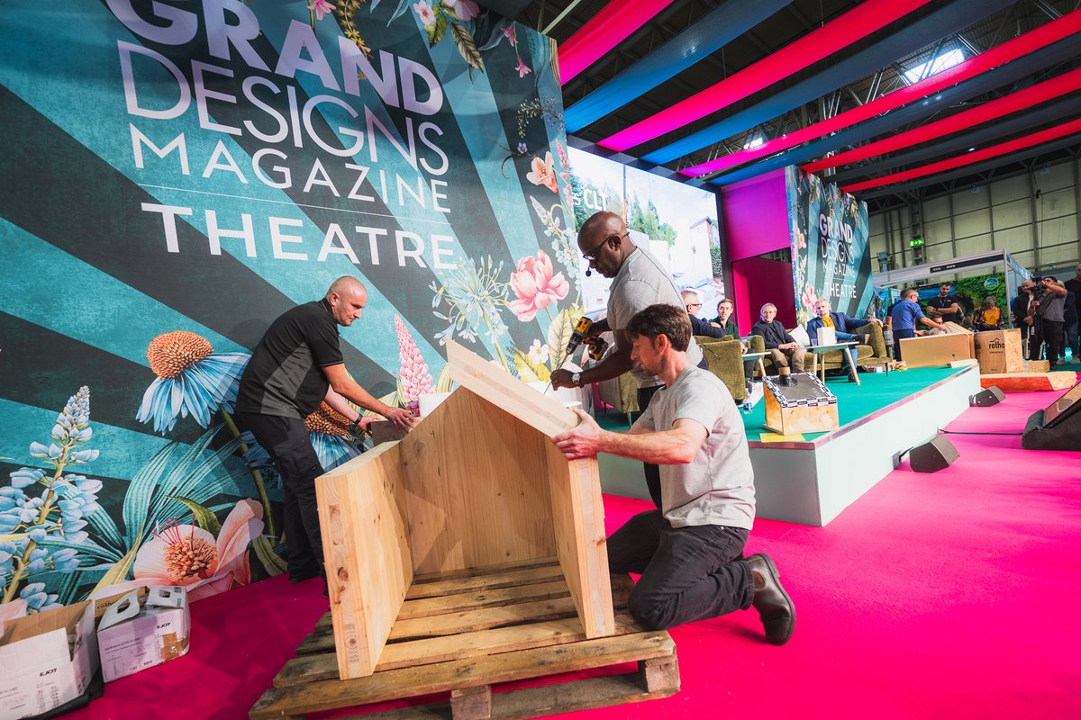 granddesigns's tweet photo. There is just one day to go until Grand Designs Live Birmingham closes its doors, but before we go there are still a fantastic line up of talks across three theatres to see. Don't miss out and book you tickets today, if you haven't already: https://t.co/rqkTzwghtn https://t.co/csKNicD5mn