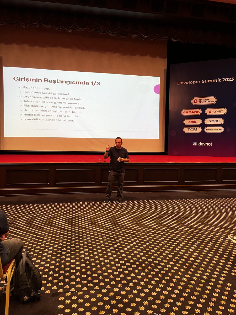 devnot_'s tweet photo. Ve son sunumlardayız. Salon 1’de Osman Çelik (Appcircle), Salon 2’de ise Zafer Ayan (Teknasyon) sunumlarıyla Developer Summit’i tamamlıyoruz. #devnotsummit23 https://t.co/pYlW4TsVN1