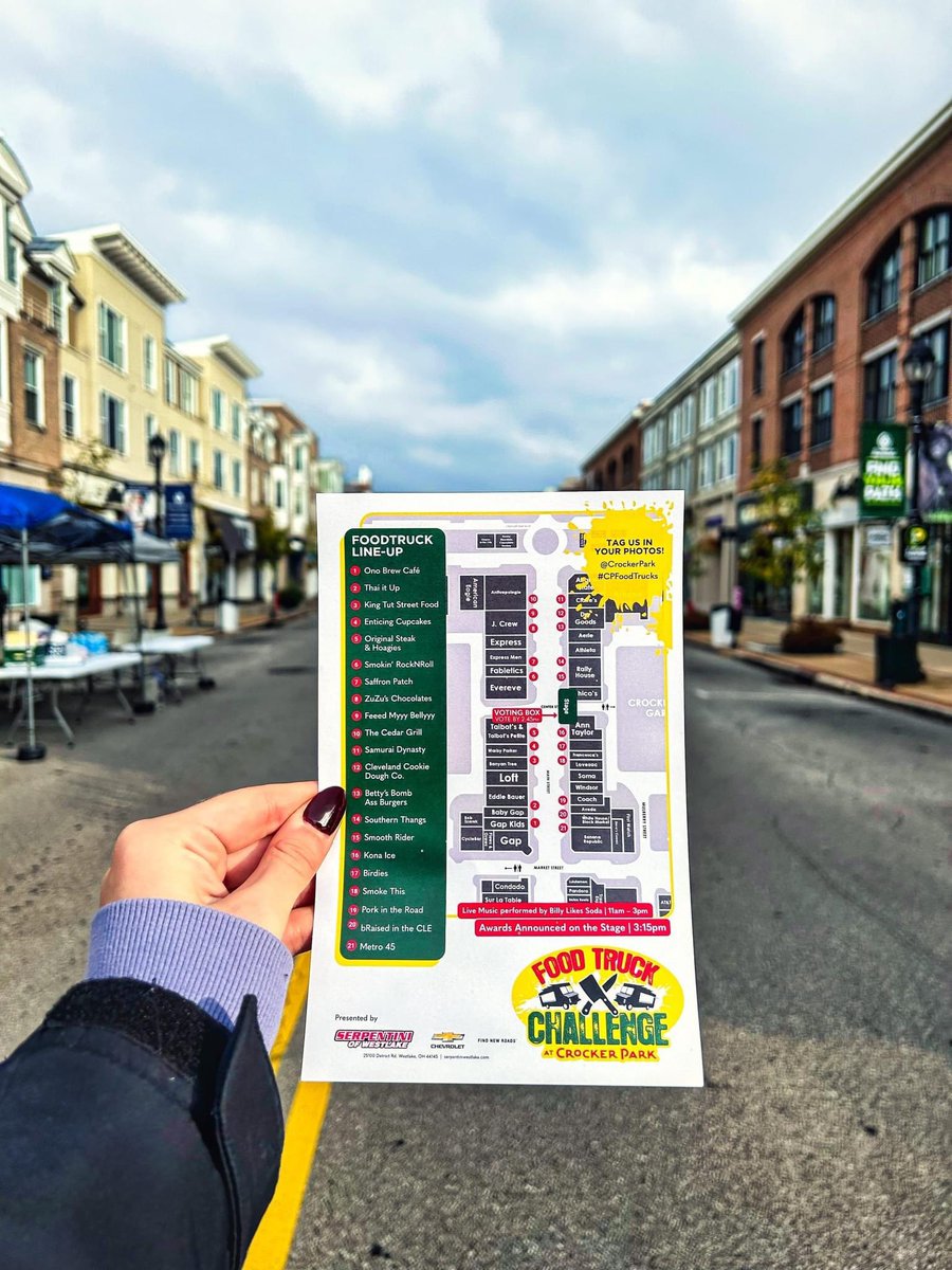 CrockerPark's tweet photo. Today's the day!! Bring those appetites and taste your way down Main St at our 8th Annual Food Truck Challenge presented by Serpentini Chevrolet Westlake! 🚚🏆

Gates open at 11am. See you soon! 👋

#CPFoodTrucks #CrockerPark https://t.co/wS0hT92k9j