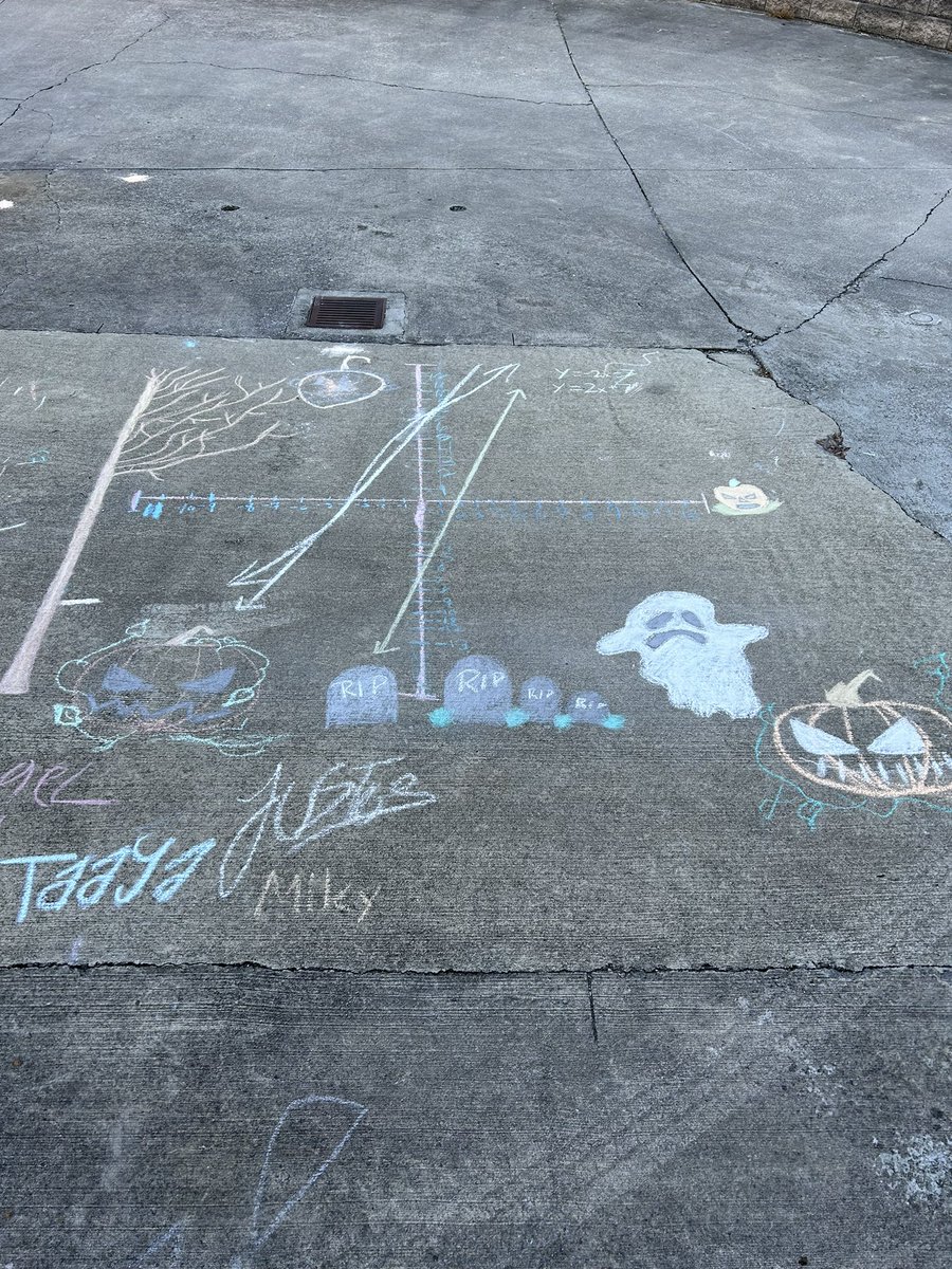 Fun motivational activity using chalk art to solve linear equations and graph them. Some of the best chalk artists I have ever seen! <a href="/Pepperell_Pulse/">Pepperell High School</a>