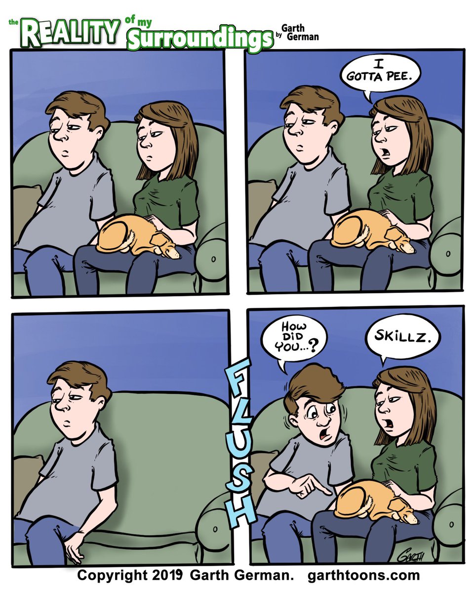 garthtoons's tweet photo. Skillz.
Follow for more cartoons!
#dog #dogslife #dogowner #dogownerproblems #lapdog #webcomic #webcomics https://t.co/E3Wxdo7ai1