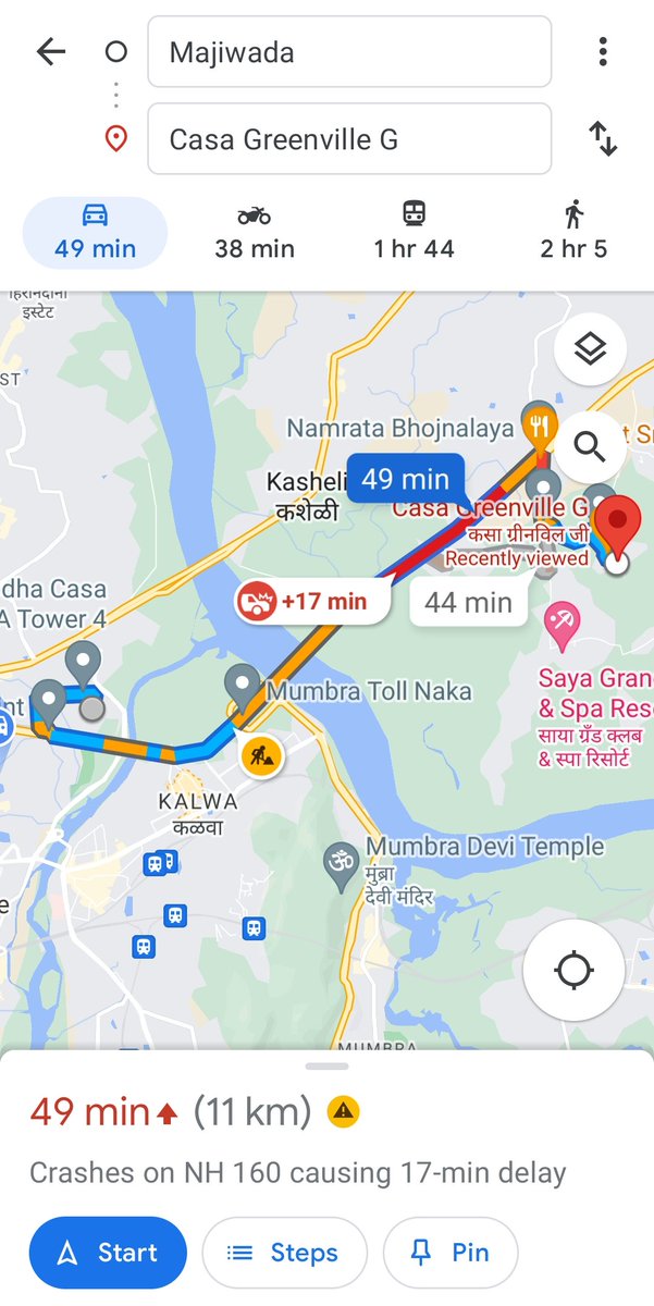 richaritwika's tweet photo. Seems like today is the lucky odd day of jam near Mankoli. Someday definitely a world record will be achieved for this traffic jam

@mieknathshinde 
@ThaneCityPolice 
@ThaneTraffic 
@MPLodha 
@timesofindia 
@TV9Marathi 
@nitin_gadkari https://t.co/xhFiI95DgM