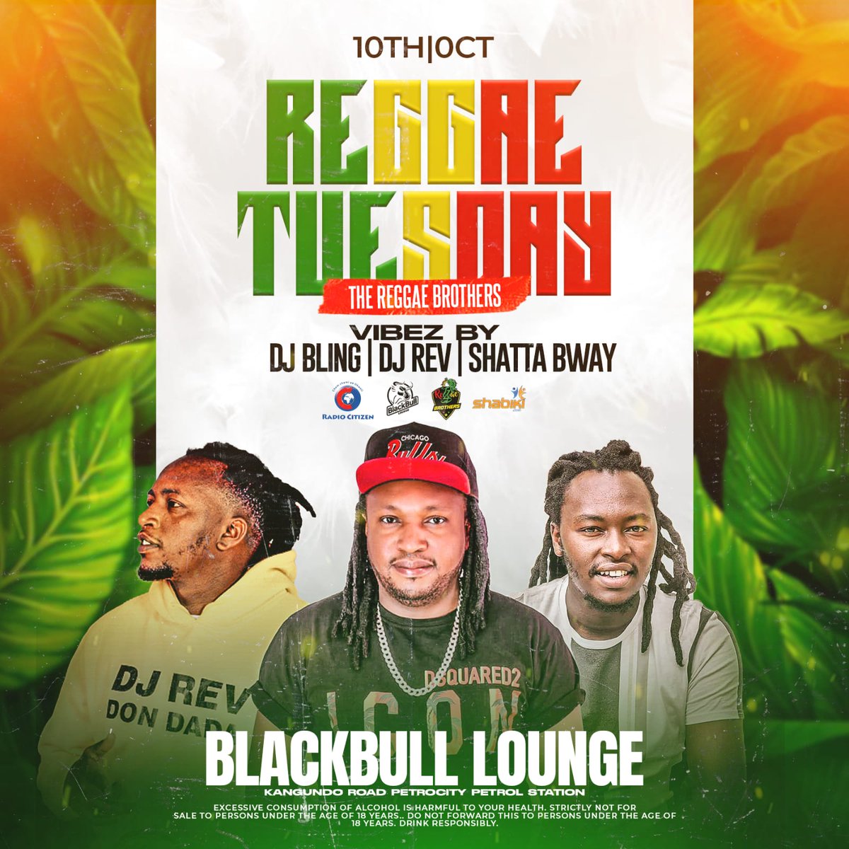 DjBlingOfficial's tweet photo. REGGAE YA KIBUDAA KILA TUESDAY
DAJOSKI #BlackBullLounge.. Toklezea Itubambe #TheReggaeBrothers Taking over
#DjBling #DjRev & #ShattaBway twasababisha
JAH JAH RUN TINGZ. https://t.co/RiBzBnuEoa