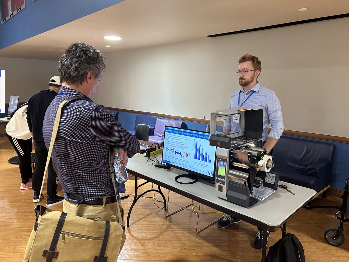 WirelessDay's tweet photo. Successfully held the 5th Buffalo Wireless Day yesterday. The event was kicked off at 8:30 AM at UB's Student Union with Dr. Alan Rae's opening remarks and the keynote speech by Dr. Alex Sprintson, followed by 10 invited talks and finally the poster/demo session. https://t.co/orX6R9ycrW