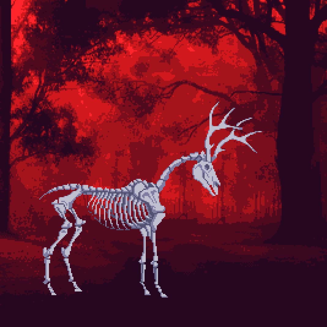TheSpecialKarl's tweet photo. Today's Pixel Dailies theme is spooky #ForestDweller.
Palette : "Goth Blood 21 by SawdustEater"
@Pixel_Dailies @RejectedPalette #pixel_dailies #pixelart #randomRPL https://t.co/fyPmJmzIso