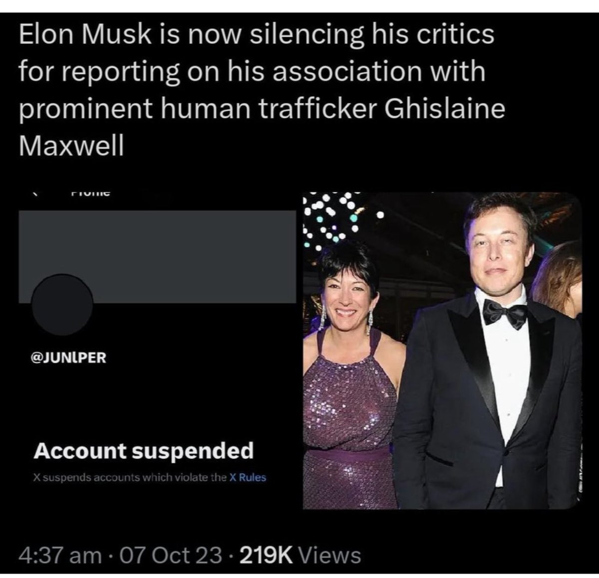 jayknows82's tweet photo. @elonmusk this photo triggers ya huh? https://t.co/23LwHyPMkF
