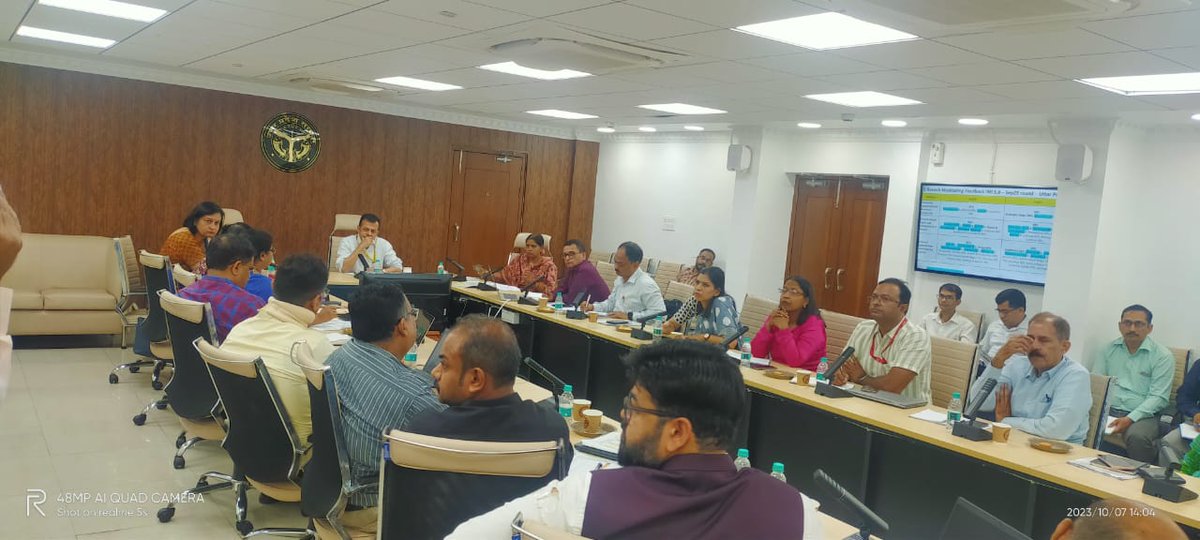 ManojShukul's tweet photo. State task force #Immunization chaired by PSH @Sen2Partha reviewed the preparedness for #IMI5.0 &amp; progress of #VPD surveillance in the state. Instructions for the corrective measures issued @nhm_up @MoHFW_INDIA https://t.co/c8lHfwKMhm