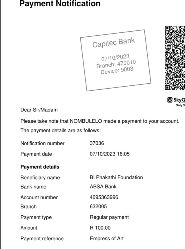 lelo_artist's tweet photo. I don't have much but here's my little contribution🙏🏾🙂 @biphakathi

BI Phakathi https://t.co/E4nF0j8EBU