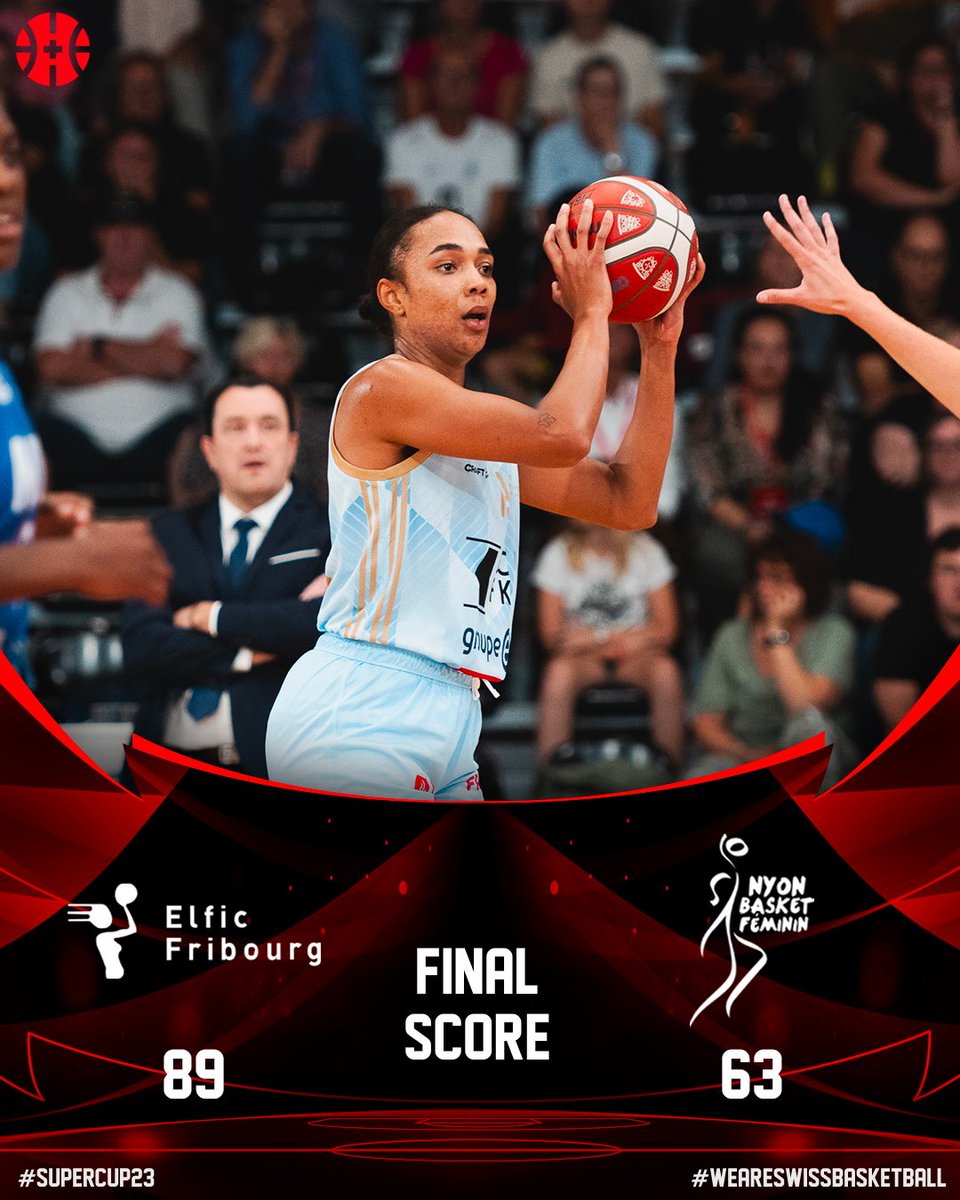 Swiss_Basket's tweet photo. Elfic Fribourg is the 2023 Supercup Winner ! 🏆🏆🏆

#SuperCup23 #WeAreSwissBasketball https://t.co/4lPPD7Fveb